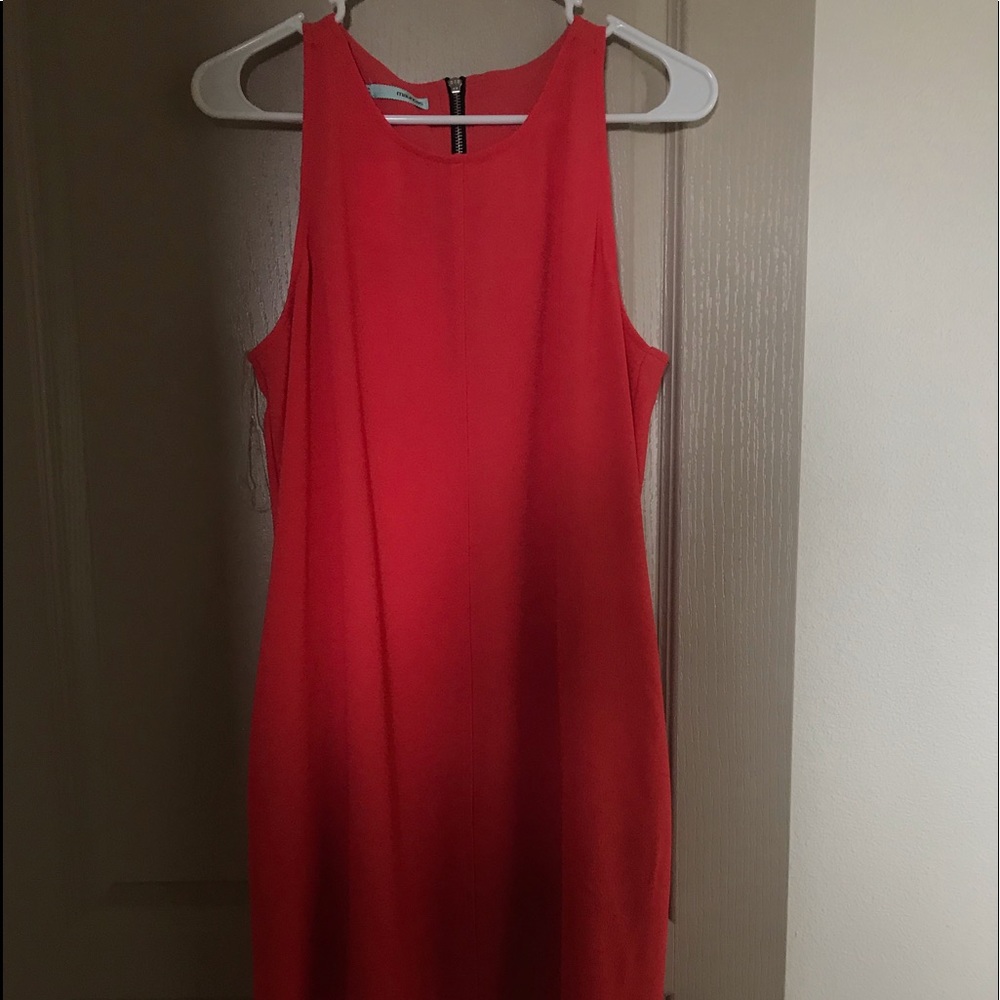 Coral summer dress